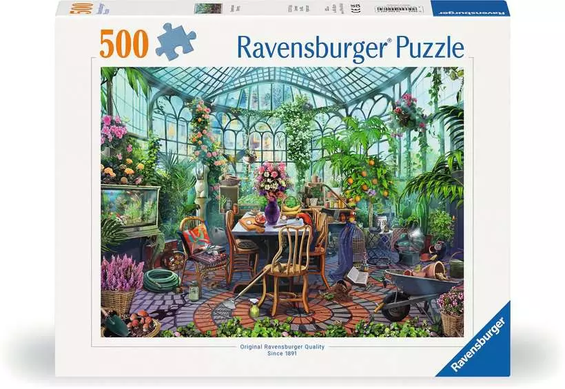 Greenhouse Morning - Standard Adult Puzzle, 500 Pieces
