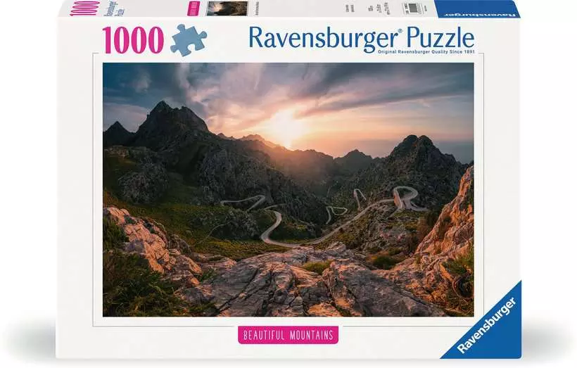 Beautiful Mountains: Serra de Tramuntana, Mallorca - Puzzle Highlights, 1000 Pieces