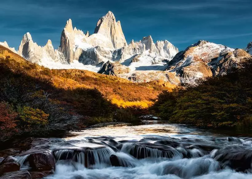 Beautiful Mountains: Mount Fitz Roy, Patagonia - Puzzle Highlights, 1000 Pieces