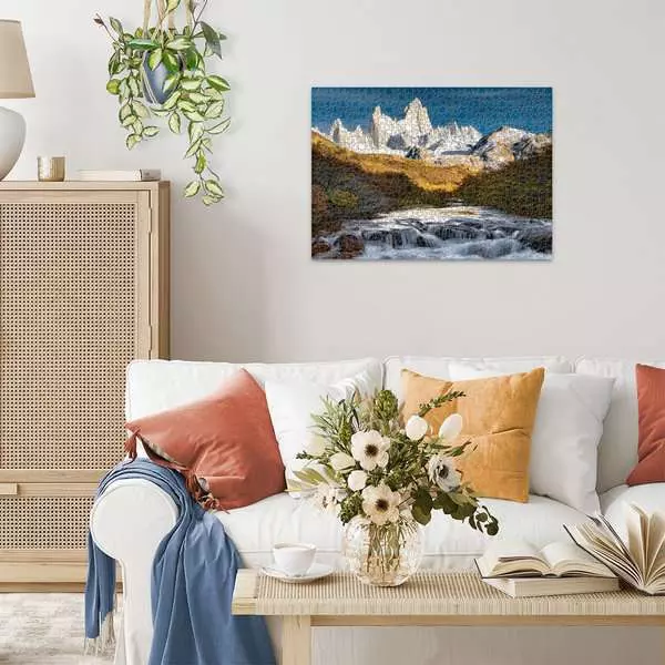 Beautiful Mountains: Mount Fitz Roy, Patagonia - Puzzle Highlights, 1000 Pieces