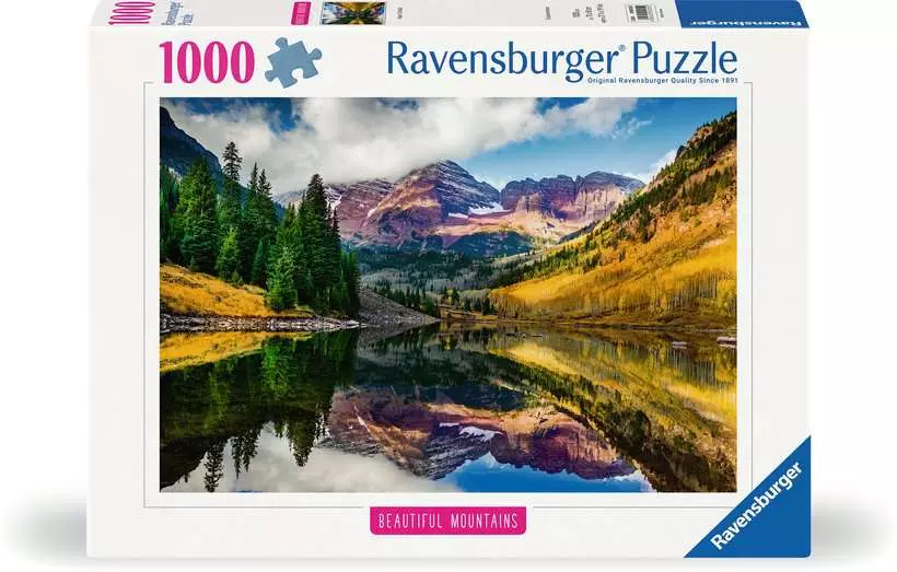 Beautiful Mountains: Aspen, Colorado - Puzzle Highlights, 1000 Pieces