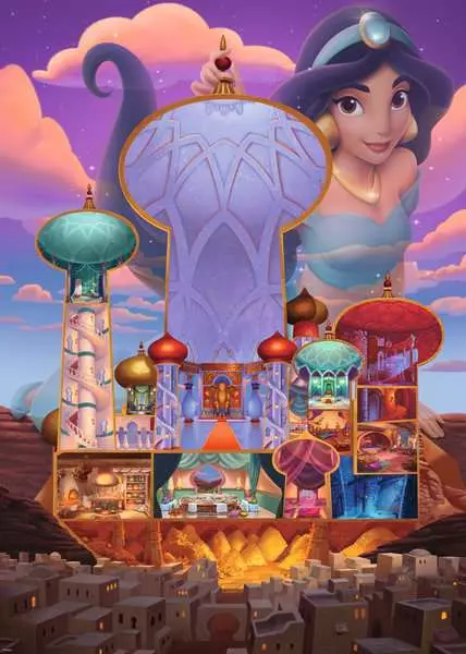 Disney Castle Collection: Jasmine - Standard Adult Puzzle, 1000 Pieces