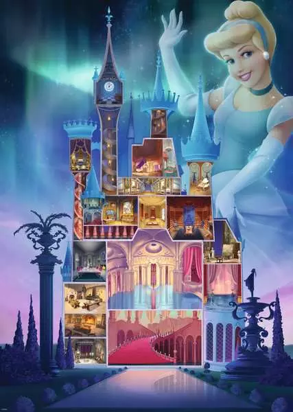 Disney Castle Collection: Cinderella - Standard Adult Puzzle, 1000 Pieces