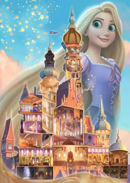 Disney Castle Collection: Rapunzel - Standard Adult Puzzle, 1000 Pieces