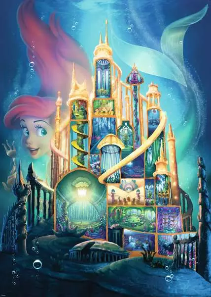 Disney Castle Collection: Ariel - Standard Adult Puzzle, 1000 Pieces