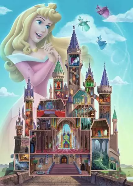 Disney Castle Collection: Aurora - Standard Adult Puzzle, 1000 Pieces