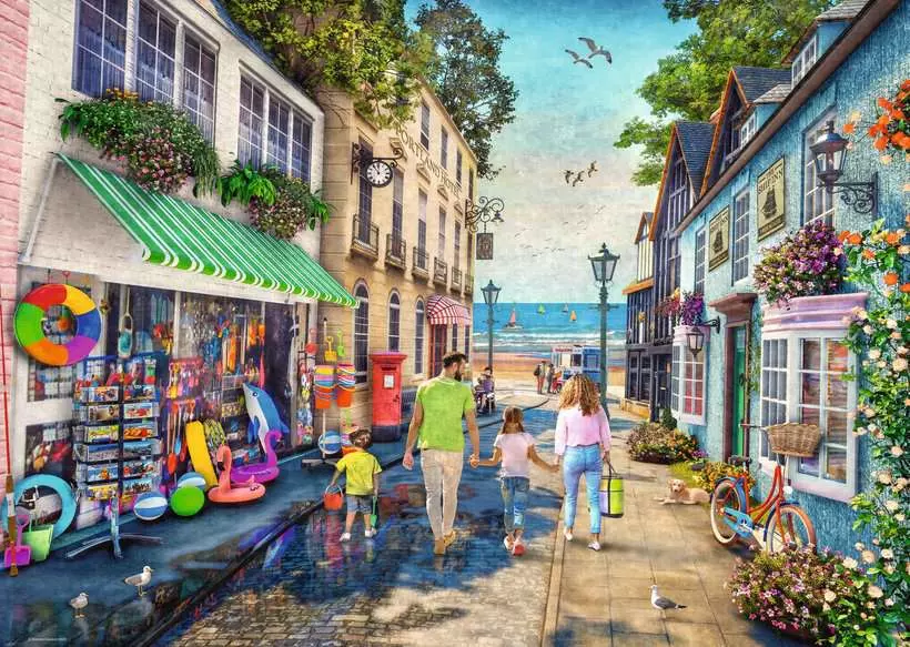 Down the Lane No.3 - Standard Adult Puzzle, 1000 Pieces