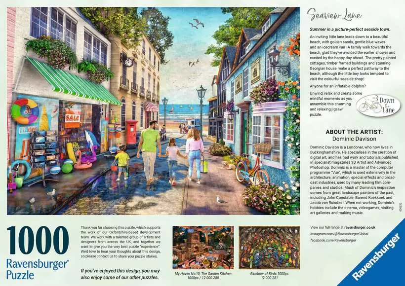 Down the Lane No.3 - Standard Adult Puzzle, 1000 Pieces