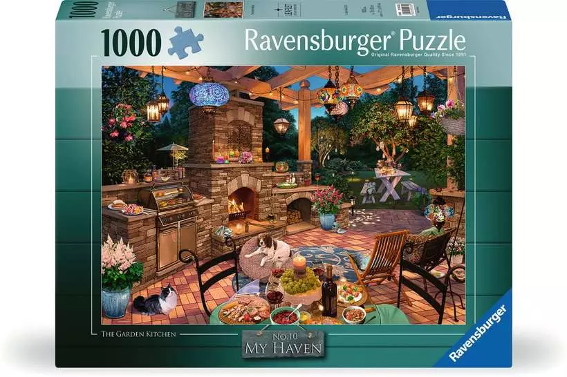 The Garden Kitchen by Steve Read - My Haven, 1000 Pieces