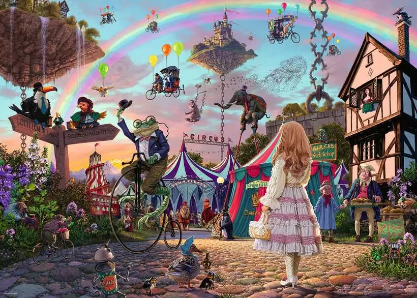 Look & Find: Enchanted Circus by Steve Read - Standard Adult Puzzle, 1000 Pieces