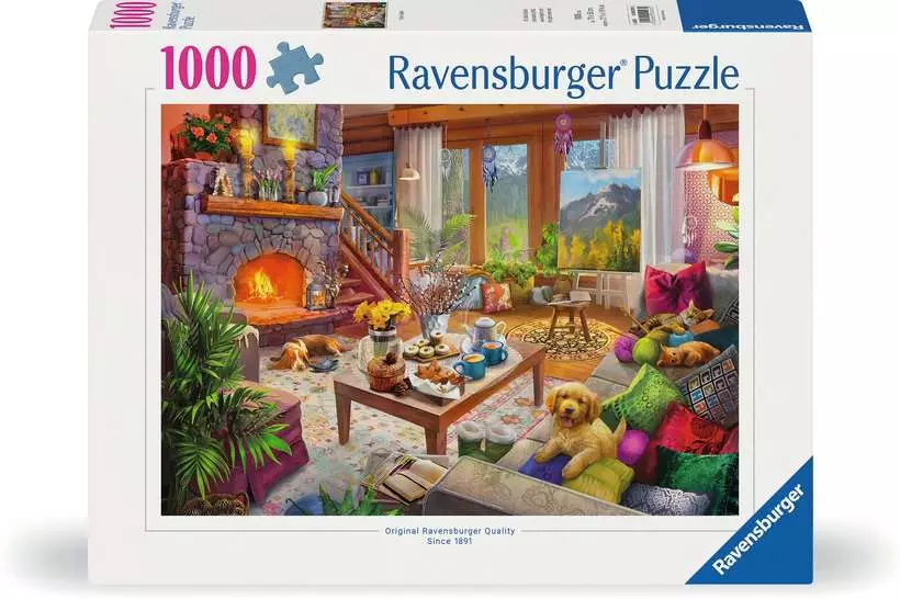 Cozy Cabin - Standard Adult Puzzle, 1000 Pieces