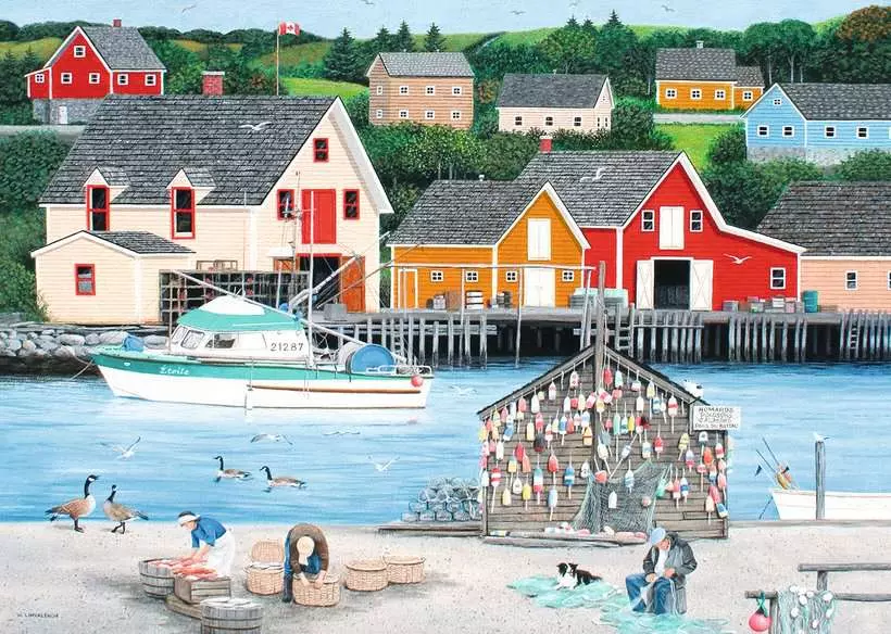 Fisherman's Cove - Standard Adult Puzzle, 1000 Pieces