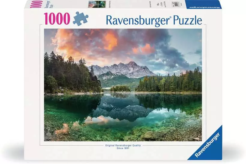 Zugspitze at the Eibsee, Germany - Standard Adult Puzzle, 1000 Pieces