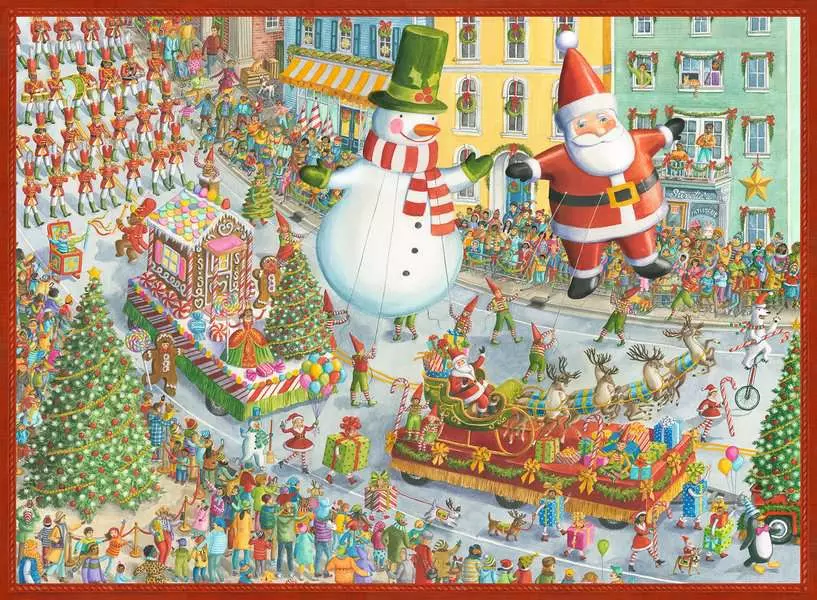 Here Comes Christmas! - Standard Adult Puzzle, 500 Pieces
