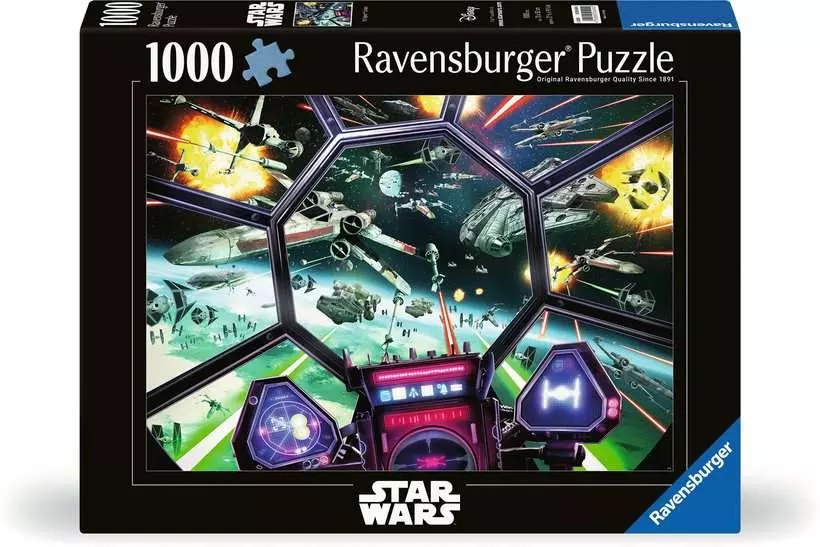 Star Wars: TIE Fighter Cockpit - Standard Adult Puzzle, 1000 Pieces
