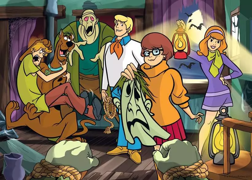 Scooby Doo Unmasking - Standard Adult Puzzle, 1000 Pieces