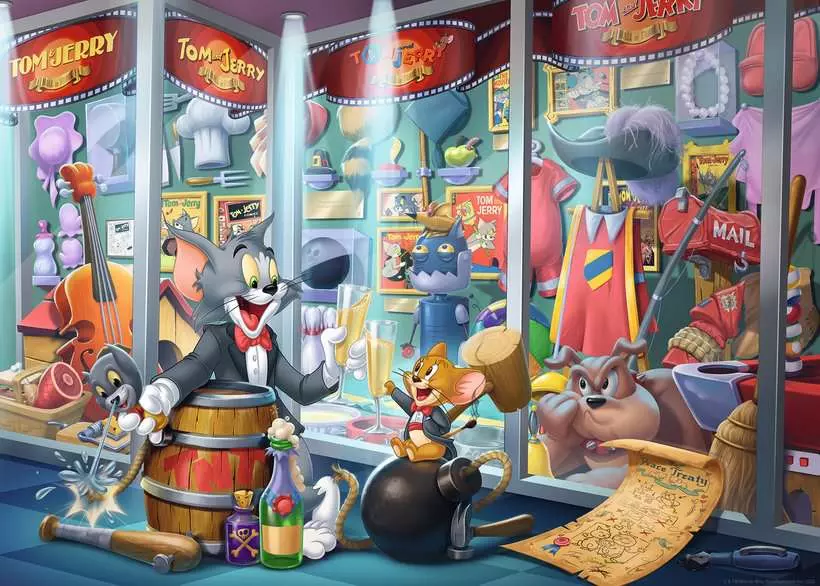 Tom & Jerry: Hall Of Fame - Standard Adult Puzzle, 1000 Pieces