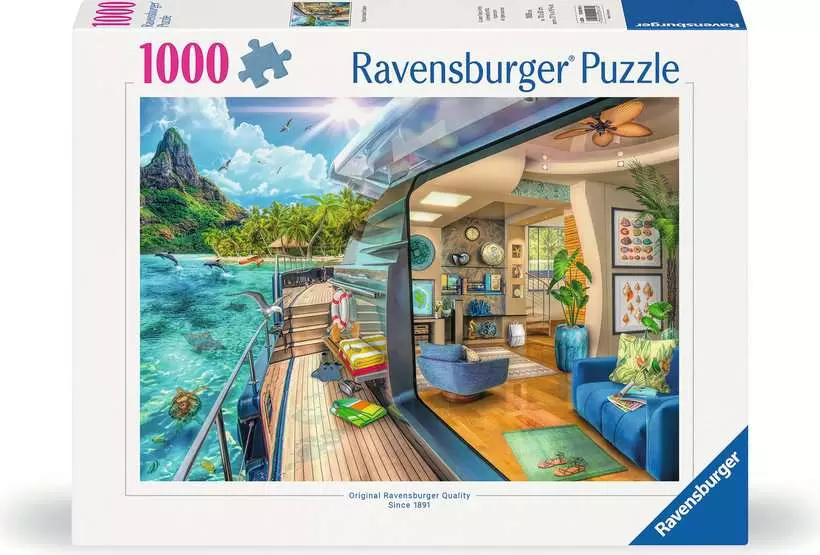 Tropical Island Charter - Standard Adult Puzzle, 1000 Pieces