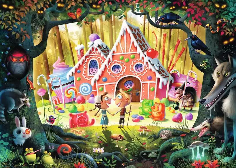 Hansel and Gretel Beware! - Standard Adult Puzzle, 1000 Pieces