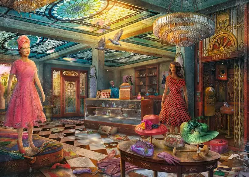 Deserted Department Store - Standard Adult Puzzle, 1000 Pieces
