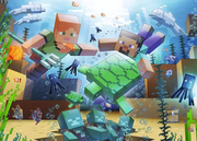 Minecraft Mosaic - Standard Adult Puzzle, 1000 Pieces