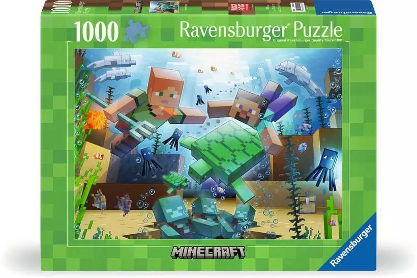 Minecraft Mosaic - Standard Adult Puzzle, 1000 Pieces