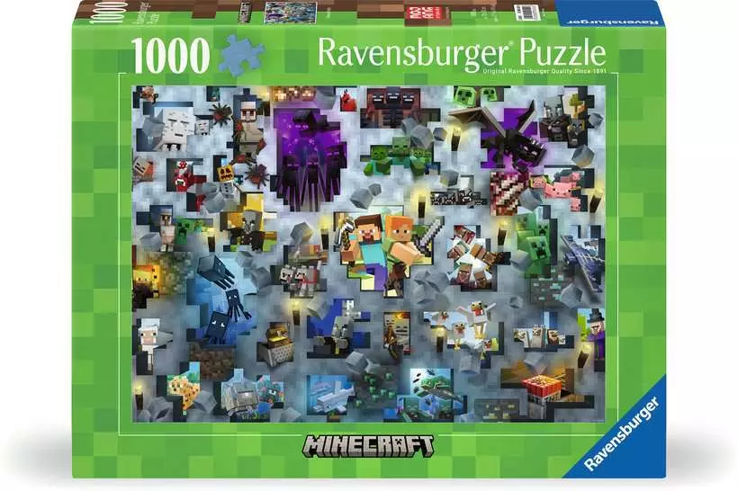 Minecraft Mobs - Standard Adult Puzzle, 1000 Pieces
