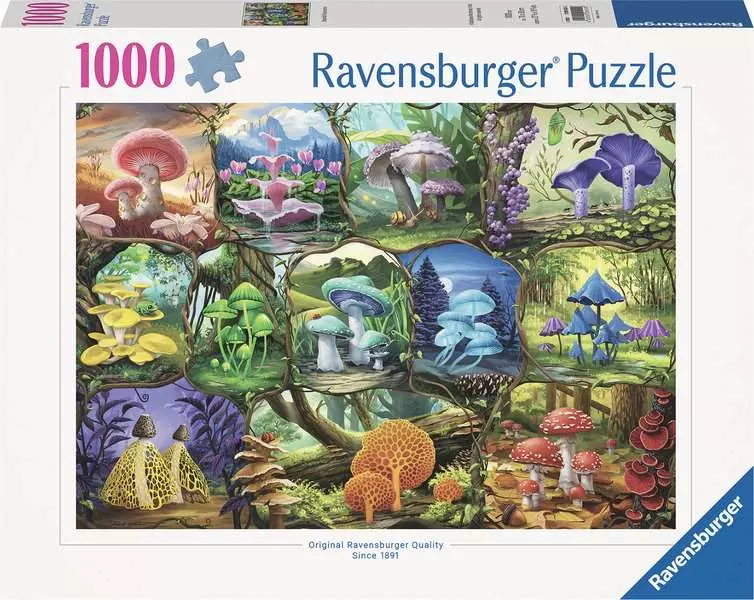 Beautiful Mushrooms - Standard Adult Puzzle, 1000 Pieces