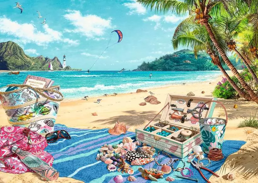 The Shell Collector - Standard Adult Puzzle, 1000 Pieces