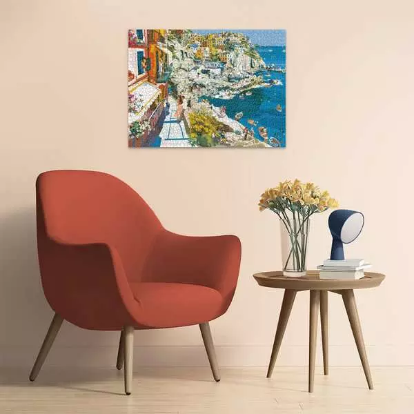 Romance in Cinque Terre - Standard Adult Puzzle, 1500 Pieces