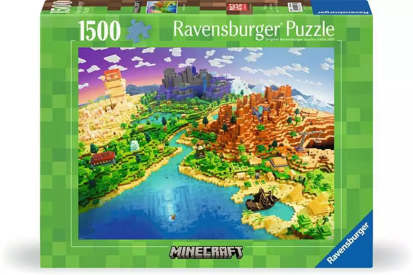 World of Minecraft - Standard Adult Puzzle, 1500 Pieces