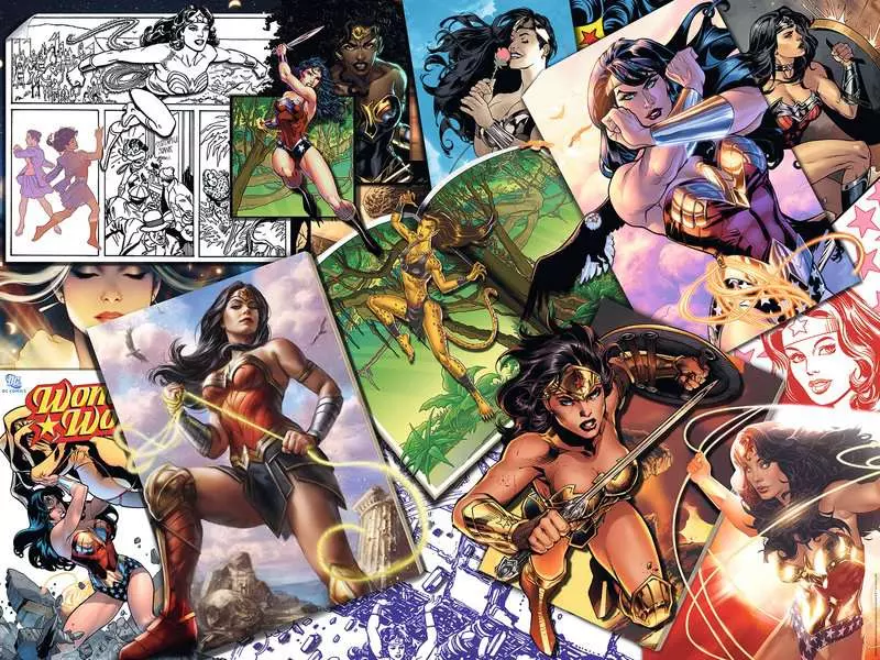 DC Comics: Wonder Woman - Standard Adult Puzzle, 1500 Pieces