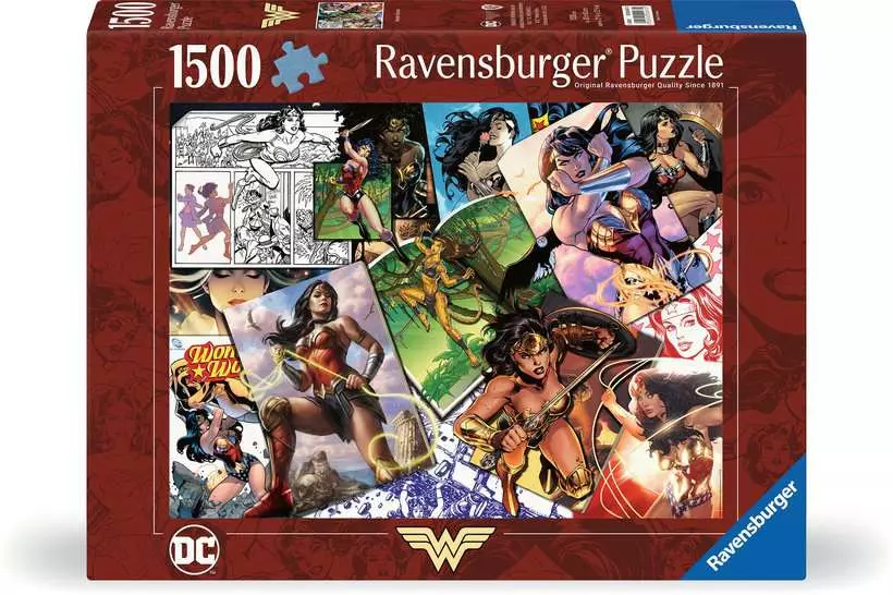 DC Comics: Wonder Woman - Standard Adult Puzzle, 1500 Pieces