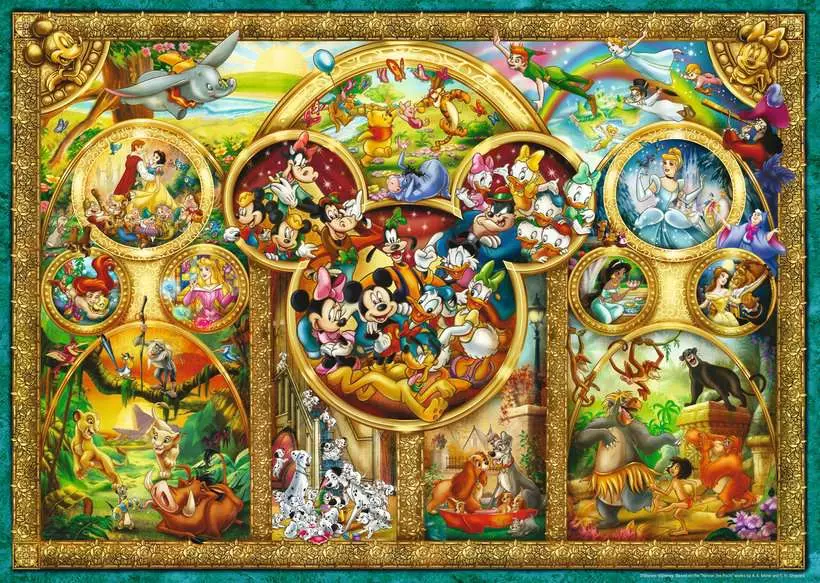Disney Classics: The Best Disney Themes - Standard Adult Puzzle, 1000 Pieces