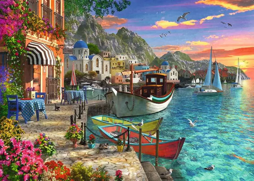 Grandiose Greece - Standard Adult Puzzle, 1000 Pieces