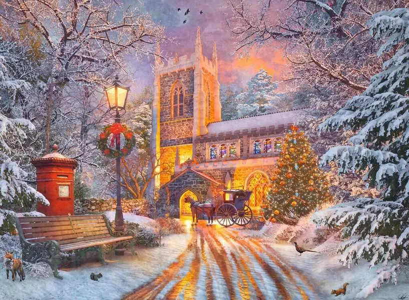 Glow in the Dark: Magical Christmas - Star Line, 500 Pieces
