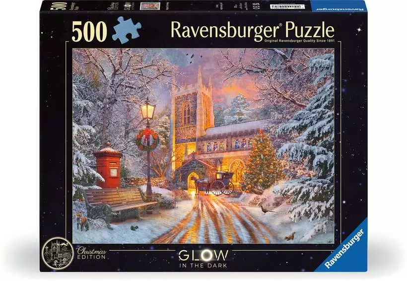 Glow in the Dark: Magical Christmas - Star Line, 500 Pieces