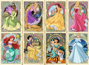 Disney: Art Nouveau Princess - Standard Adult Puzzle, 1000 Pieces