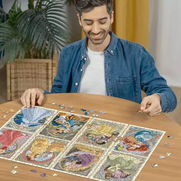 Disney: Art Nouveau Princess - Standard Adult Puzzle, 1000 Pieces