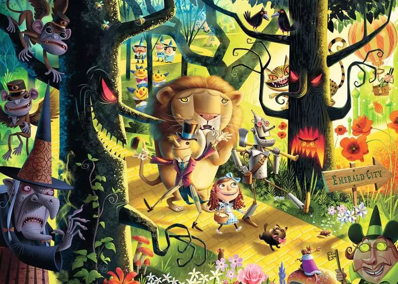 Lions & Tigers & Bears, Oh My! - Standard Adult Puzzle, 1000 Pieces