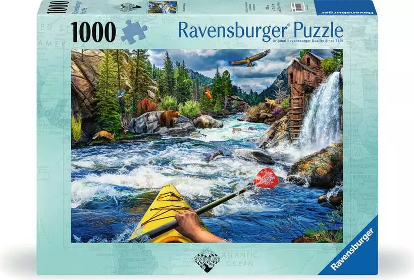 Whitewater Kayaking - Standard Adult Puzzle, 1000 Pieces