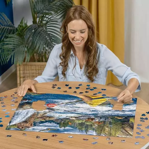 Whitewater Kayaking - Standard Adult Puzzle, 1000 Pieces