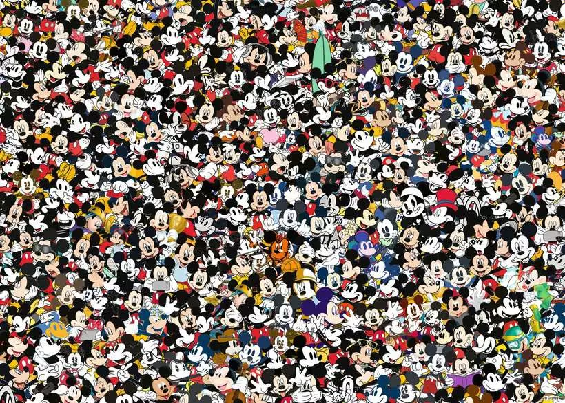 Disney: Mickey Mouse - Challenge, 1000 Pieces