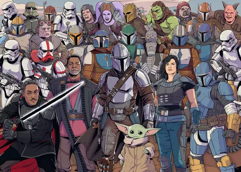 Star Wars: The Mandalorian - Challenge, 1000 Pieces