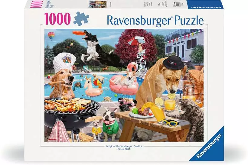 Dog Days of Summer - Standard Adult Puzzle, 1000 Pieces