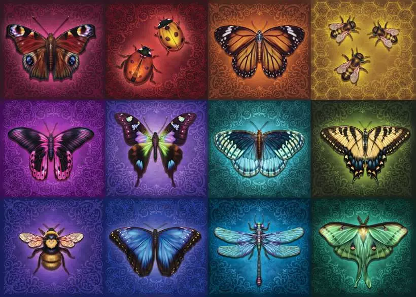 Winged Things - Standard Adult Puzzle, 1000 Pieces
