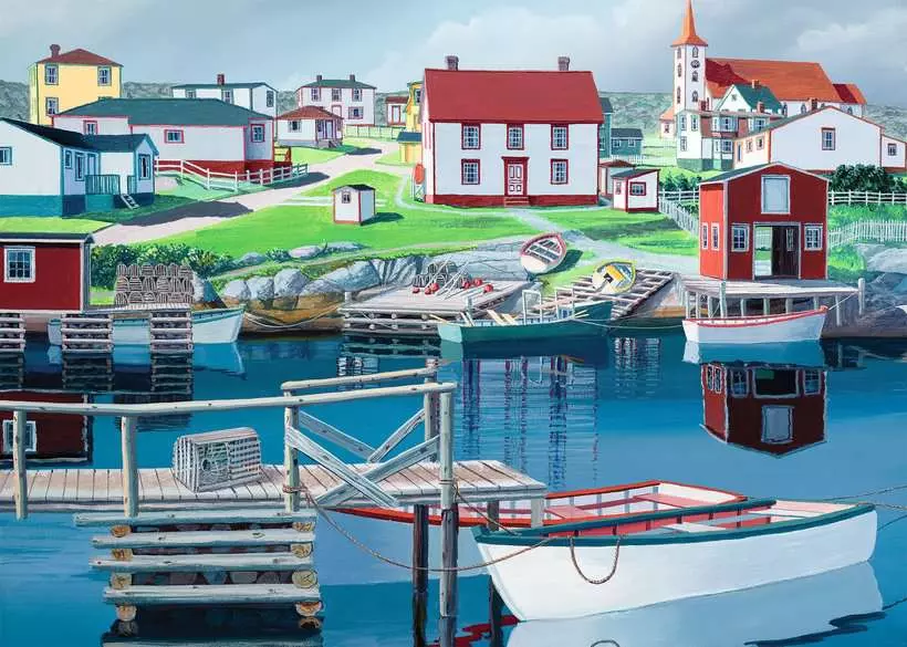 Greenspond Harbour - Standard Adult Puzzle, 1000 Pieces