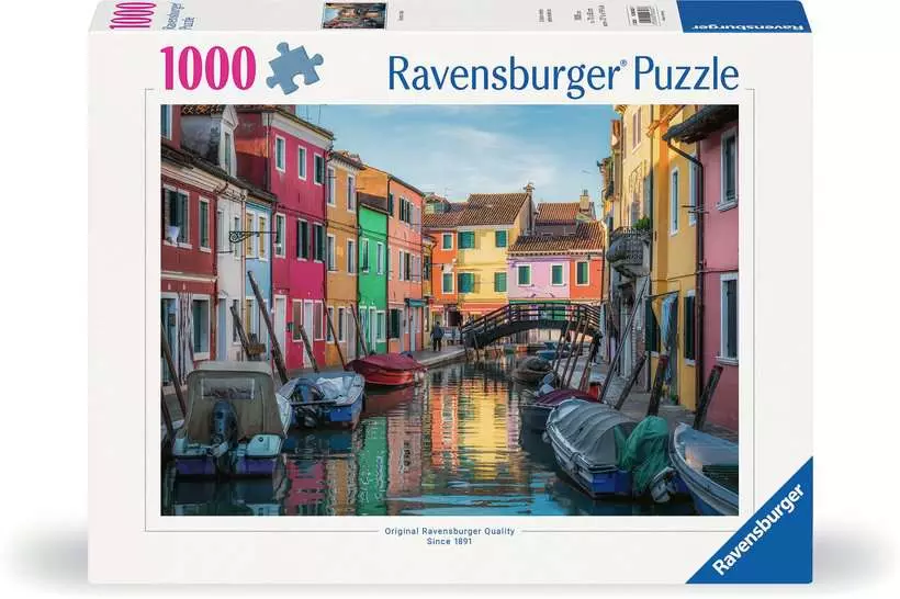 Burano, Italy - Standard Adult Puzzle, 1000 Pieces
