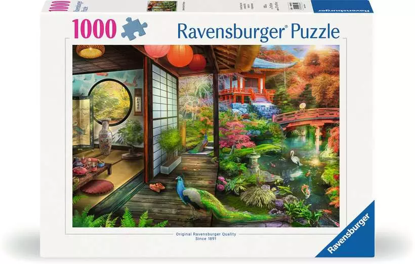 Kyoto Japanese Garden Teahouse - Standard Adult Puzzle, 1000 Pieces