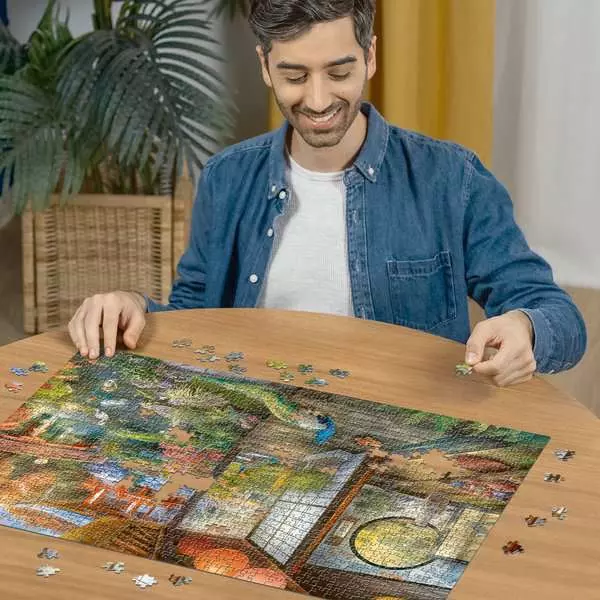 Kyoto Japanese Garden Teahouse - Standard Adult Puzzle, 1000 Pieces